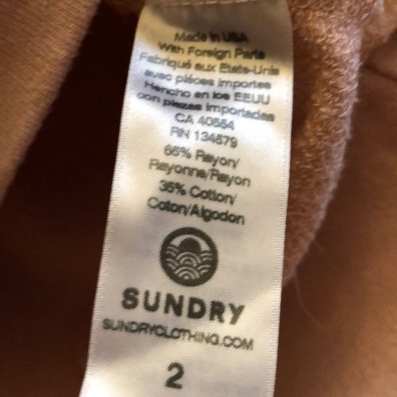 Sundry Stars & Hearts Sweatshirt Medium - Picture 4 of 5